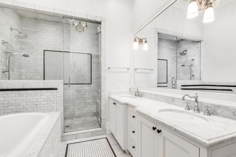 Open Concept Bathroom with Walk-In Shower